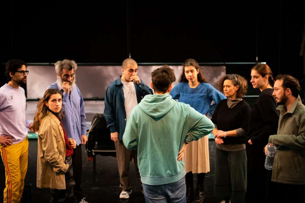 Ensaio da peça LEAR no Teatro do Bolhão no âmbito da Odisseia Nacional