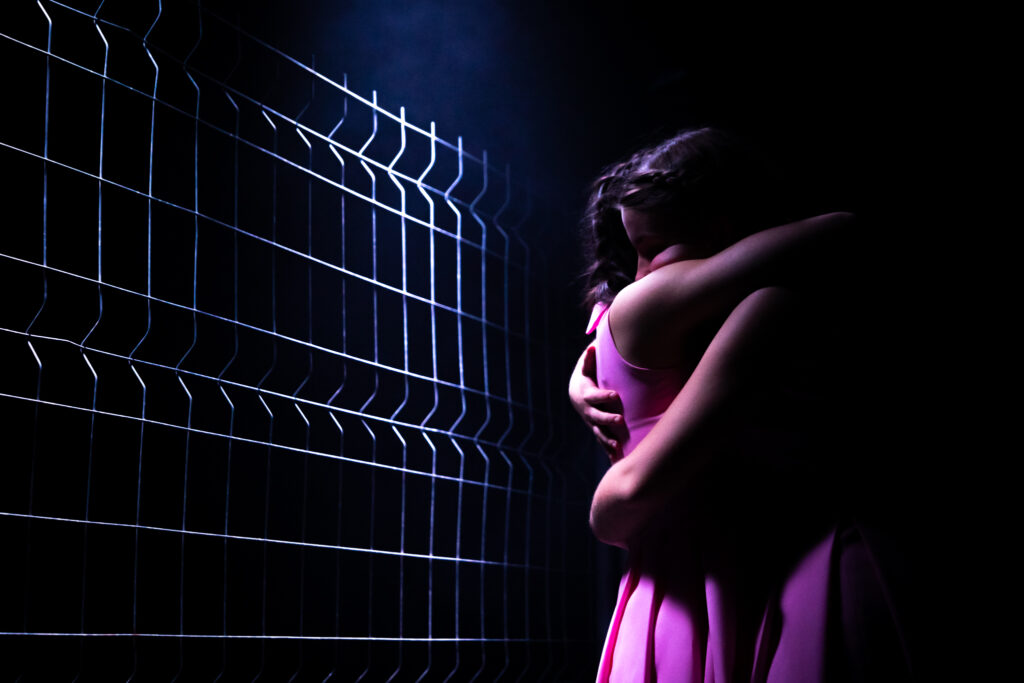 Cena do espetáculo Gineceu da Companhia Jovem de Dança de Ílhavo