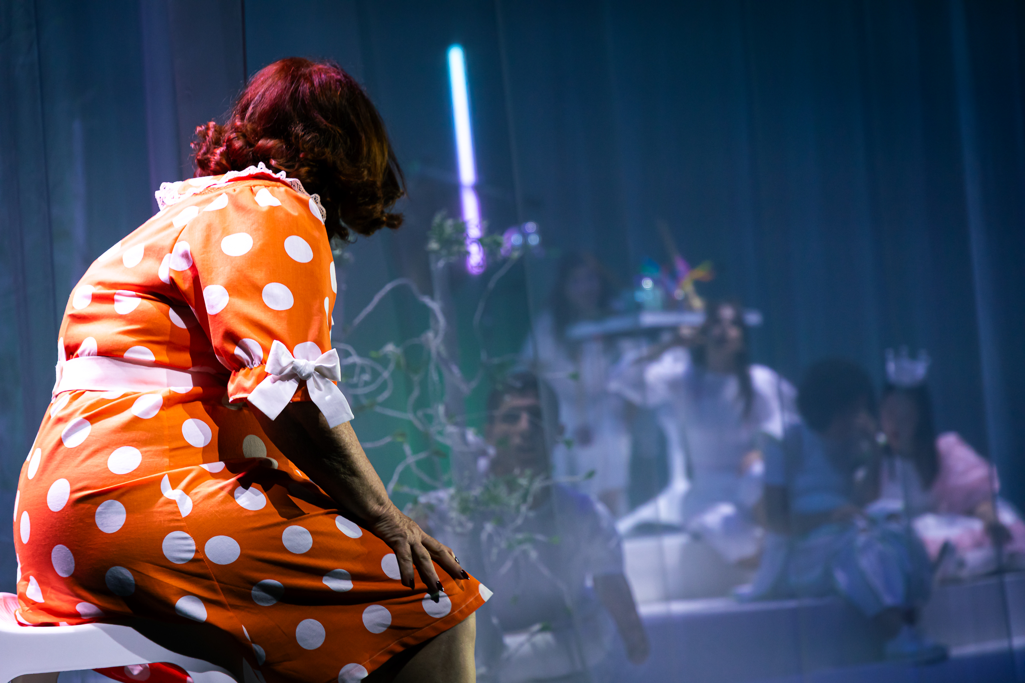 Cena do espetáculo do projeto A Meio do Tejo