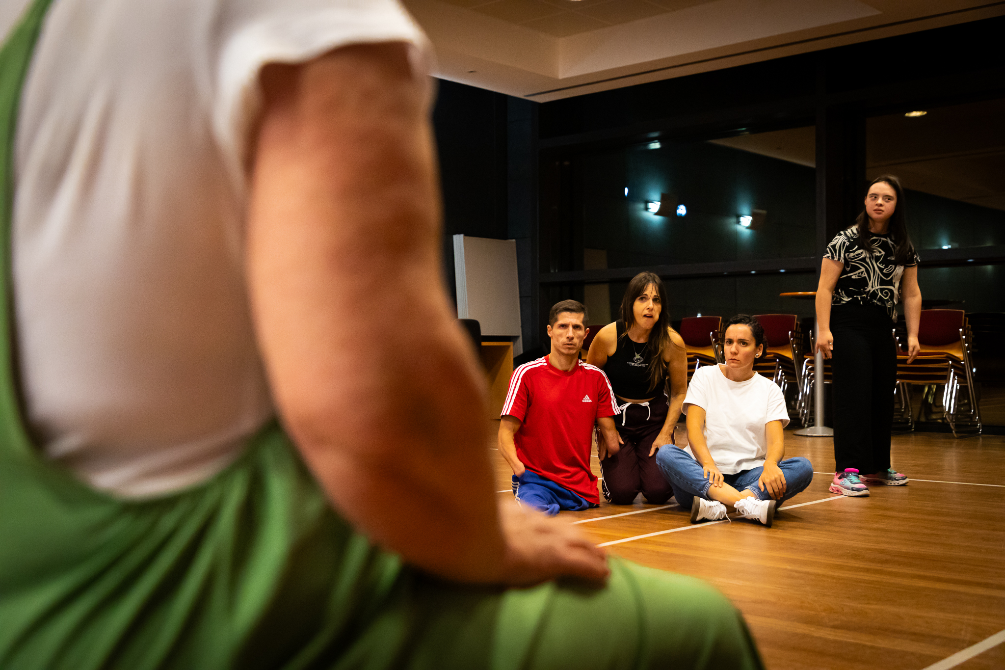 Momento de ensaio no projeto A Meio do Tejo